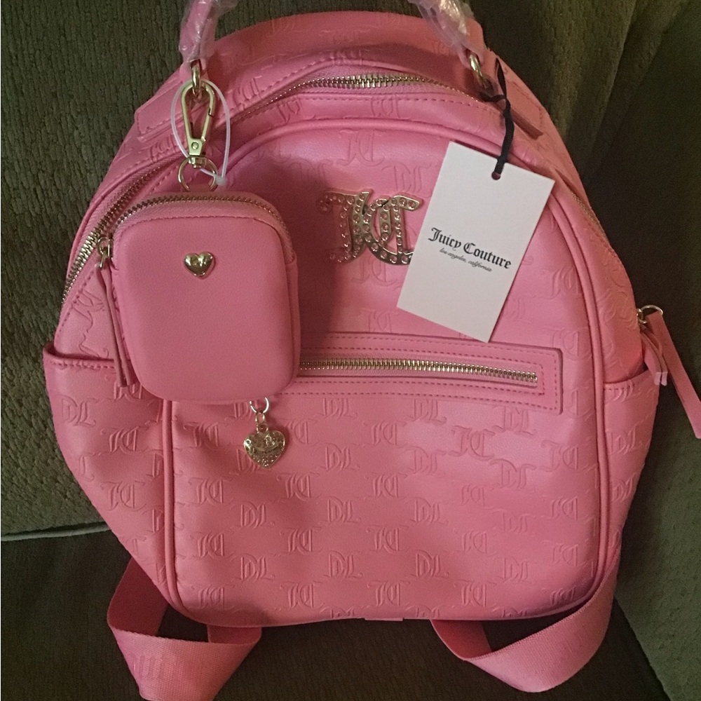 New With Tags Juicy Couture Pink Backpack